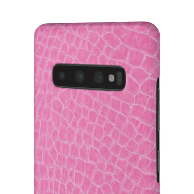 Snap Non Leather Pink Color Pattern Gift for Her Cute Phone Cases for Samsung Galaxy S24, S23, S22, S21, S20, Plus, Ultra, Iphone 16, 15, 14, Pro and Max - Studio40ParkLane