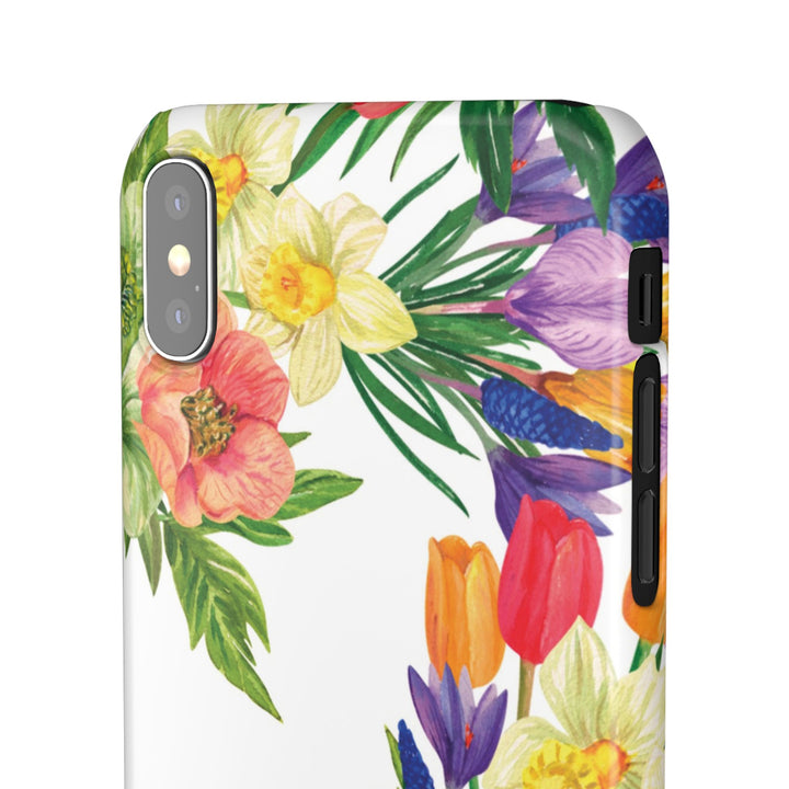 Sleek Snap Spring Summer Flowers Cute Phone Case for iPhone 16 15 14 13 12 11 X Xs Max Xr Pro Plus Samsung Galaxy S24 S23 S22 S21 S20 Ultra