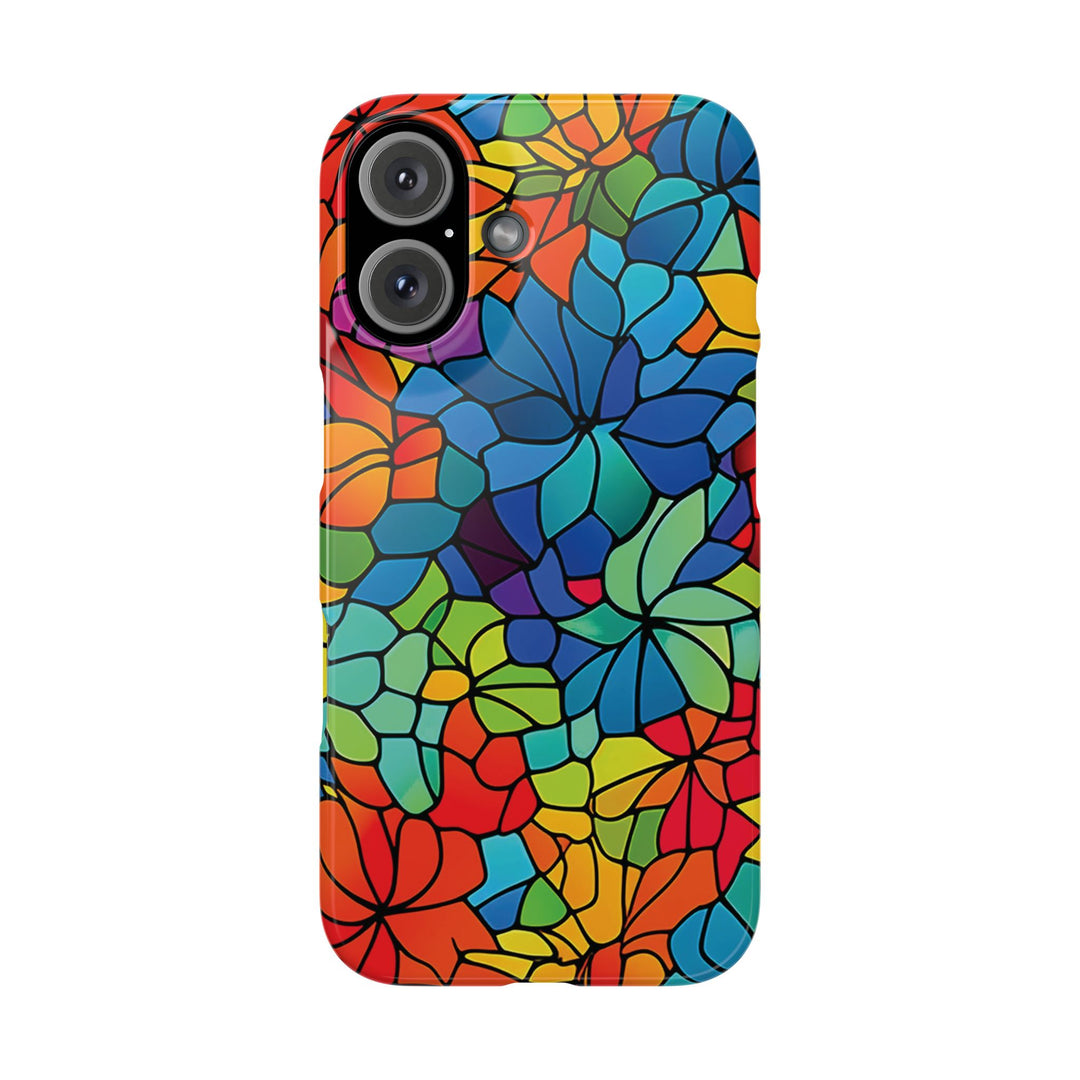Slim Window Style Mosaic Gift for Her Cute Phone Cases for Iphone 16 Case | iPhone 15 Case | iPhone 15 Pro Max Case, Iphone 14, Iphone 14 Pro Max, Iphone 13 - Studio40ParkLane