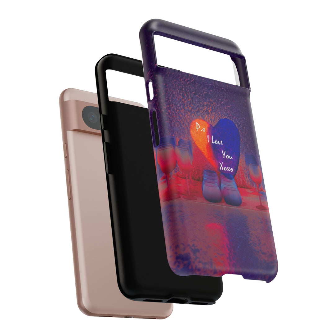 Cute Samsung Case | Cool Iphone Case | PS I love You - Heart, Samsung S24, S23, S22, S21, IPhone 15 Case | Iphone 14 Case, Iphone 13 Case - Studio40ParkLane