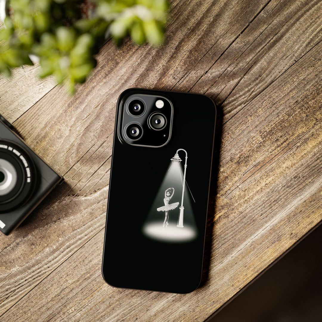 Slim Ballet Dancer Spotlight Gift for Her Cute Phone Cases for Iphone 16 Pro Max | iPhone 15 Case | iPhone 15 Pro Max Case, Iphone 14, 13, 12, 11, 10, 8, 7 - Studio40ParkLane