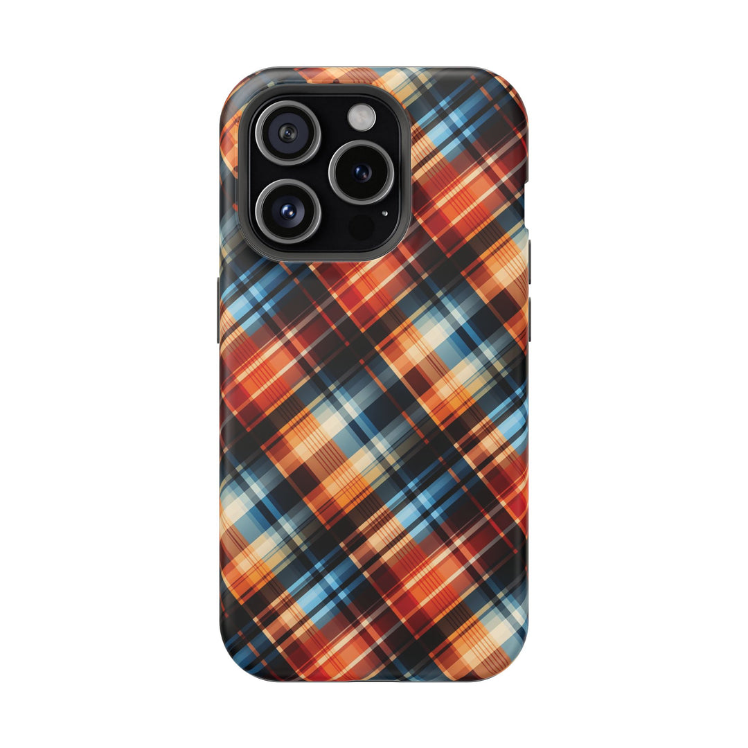 Checkered Plaid Magsafe Gift for Her Cute Phone Case for Iphone, | iPhone 16 | iPhone 15 Pro Max, Iphone 14 Pro Max, 13 12 11 10 9 8 7 - Studio40ParkLane