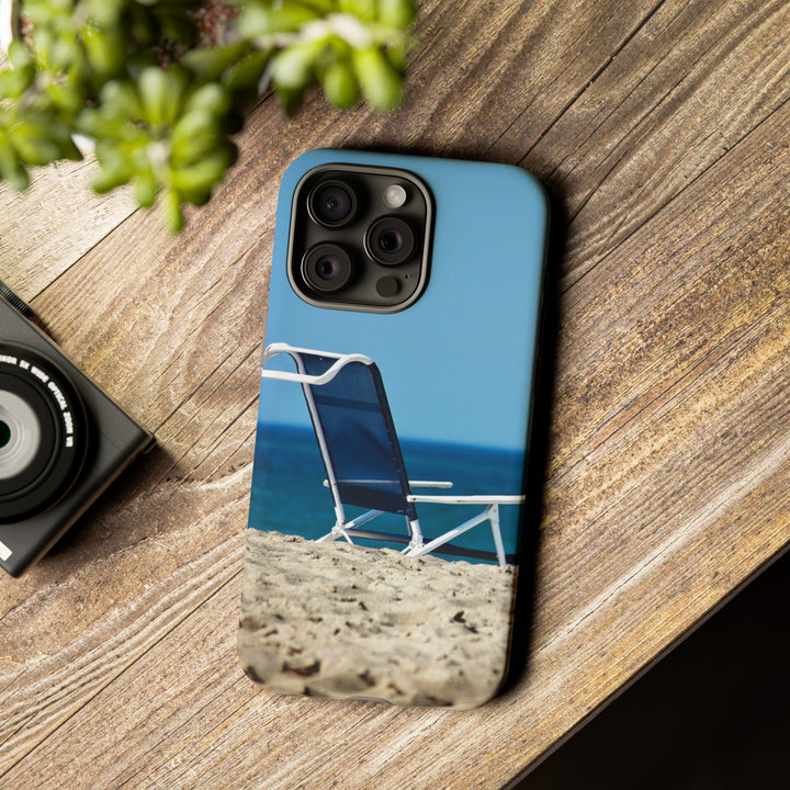 Cute Samsung Case | Cool Iphone Case | Summer Blue Beach Chair, Samsung S24, S23, S22, S21, IPhone 15 Case | Iphone 14 Case, Iphone 13 Case - Studio40ParkLane