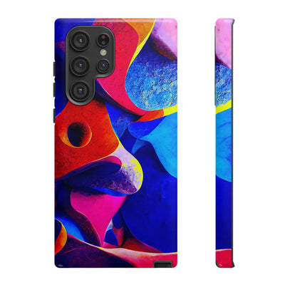 Impact Resistant, Abstract Shapes, Cute Phone Cases for Samsung S24, S23, S22, S21, IPhone 15 pro Iphone 14 pro Iphone 13 IPhone 12 Iphone 11