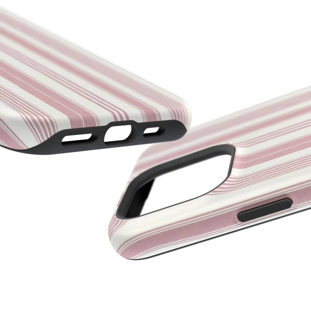MagSafe Cute Phone Case, Coastal Striped Phone Case for iPhone 17 16 15 14 13 12 Pro Max, Samsung S26 S25 S24 Ultra case - Studio40ParkLane