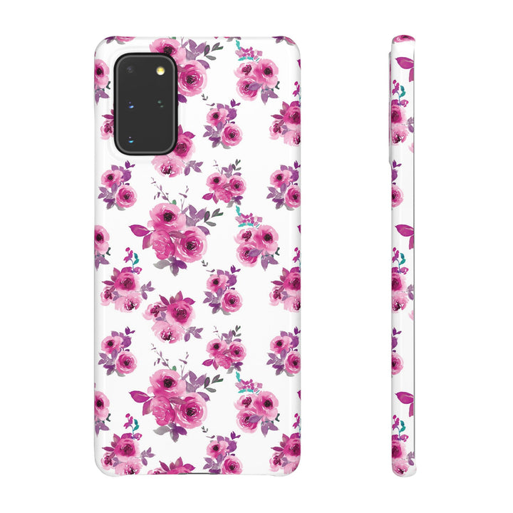 Sleek Snap Flowers Gift for Her Cute Phone Case for iPhone 16 15 14 13 12 11 X Xs Max Xr Pro Plus Samsung Galaxy S24 S23 S22 S21 S20 Ultra