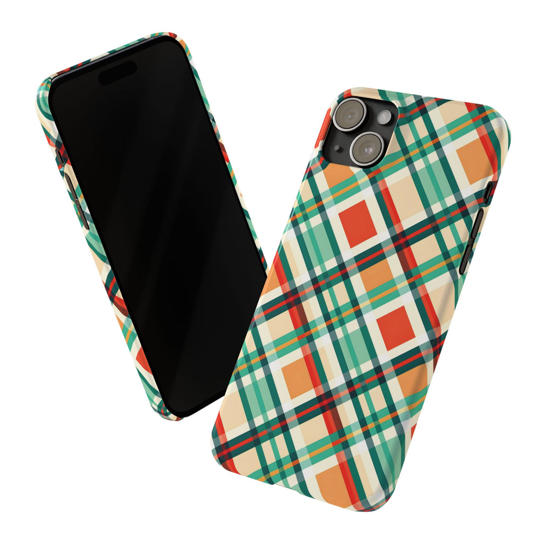 Slim Checkered Plaid Gift for Her Cute Phone Cases for Iphone 16 Pro Max | iPhone 15 Case | iPhone 15 Pro Max Case, Iphone 14, 13, 12, 11, 10, 8, 7 - Studio40ParkLane