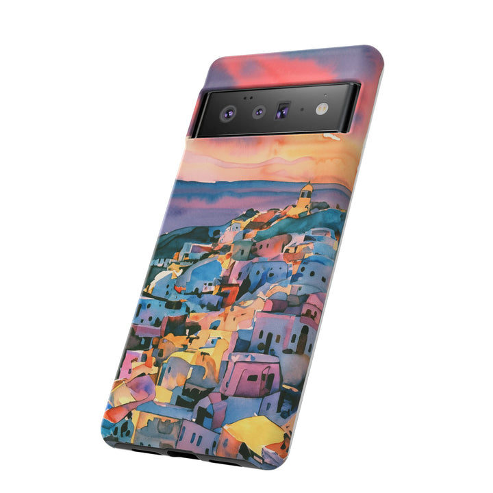 Impact Resistant, Greek Sunset, Cute Phone Cases for Samsung S24, S23, S22, S21, IPhone 15 pro Iphone 14 pro Iphone 13 IPhone 12 Iphone 11 - Studio40ParkLane
