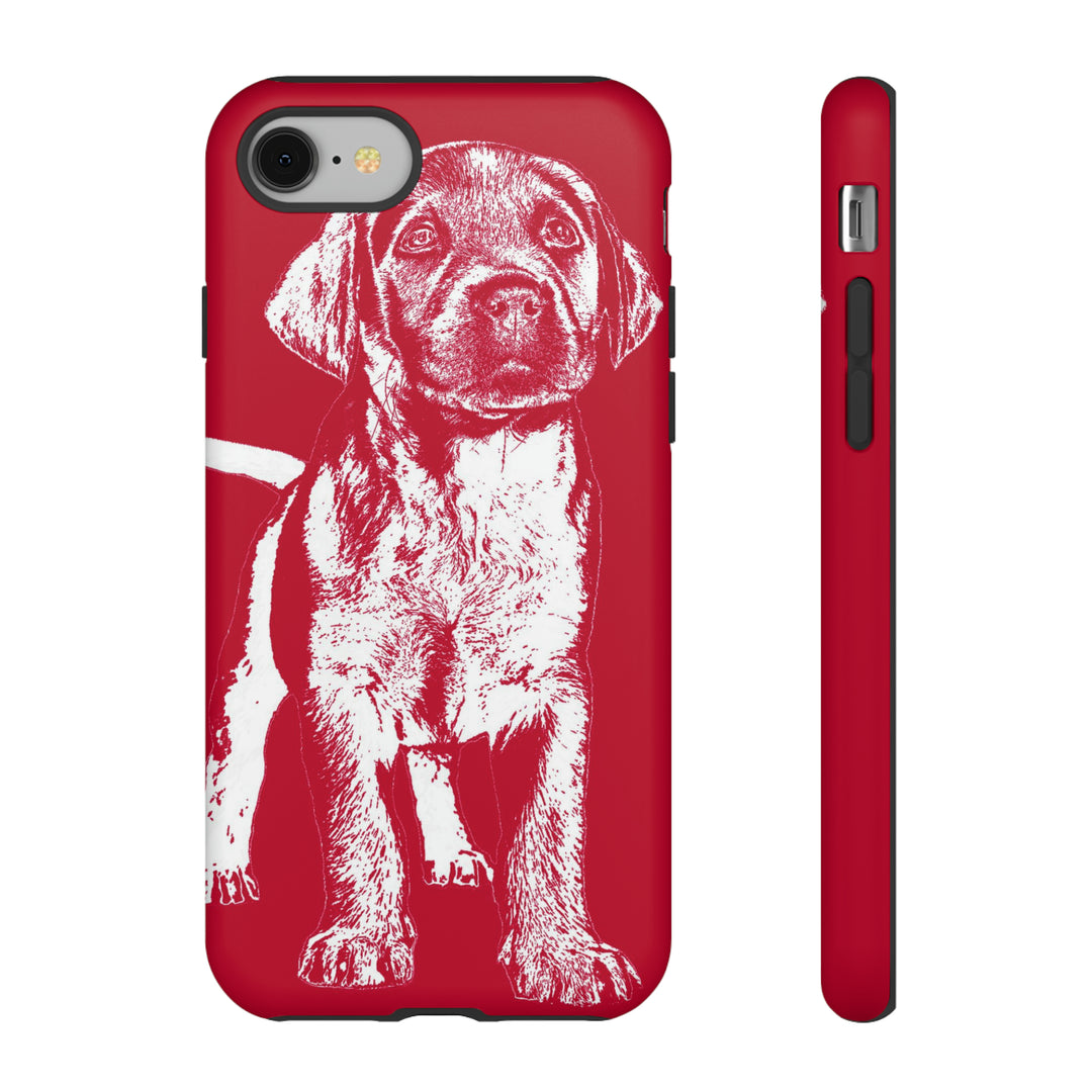 Cute IPhone Case | iPhone 15 Case | iPhone 15 Pro Max Case, Iphone 14 Case, Iphone 14 Pro Max Case IPhone Case for Dog Lovers, Puppy Dog Red - Studio40ParkLane