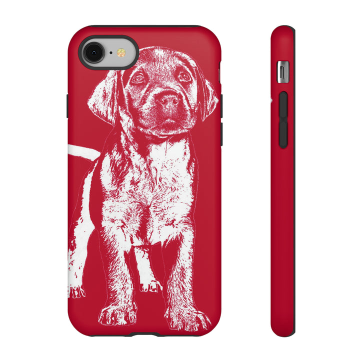 Cute IPhone Case | iPhone 15 Case | iPhone 15 Pro Max Case, Iphone 14 Case, Iphone 14 Pro Max Case IPhone Case for Dog Lovers, Puppy Dog Red - Studio40ParkLane