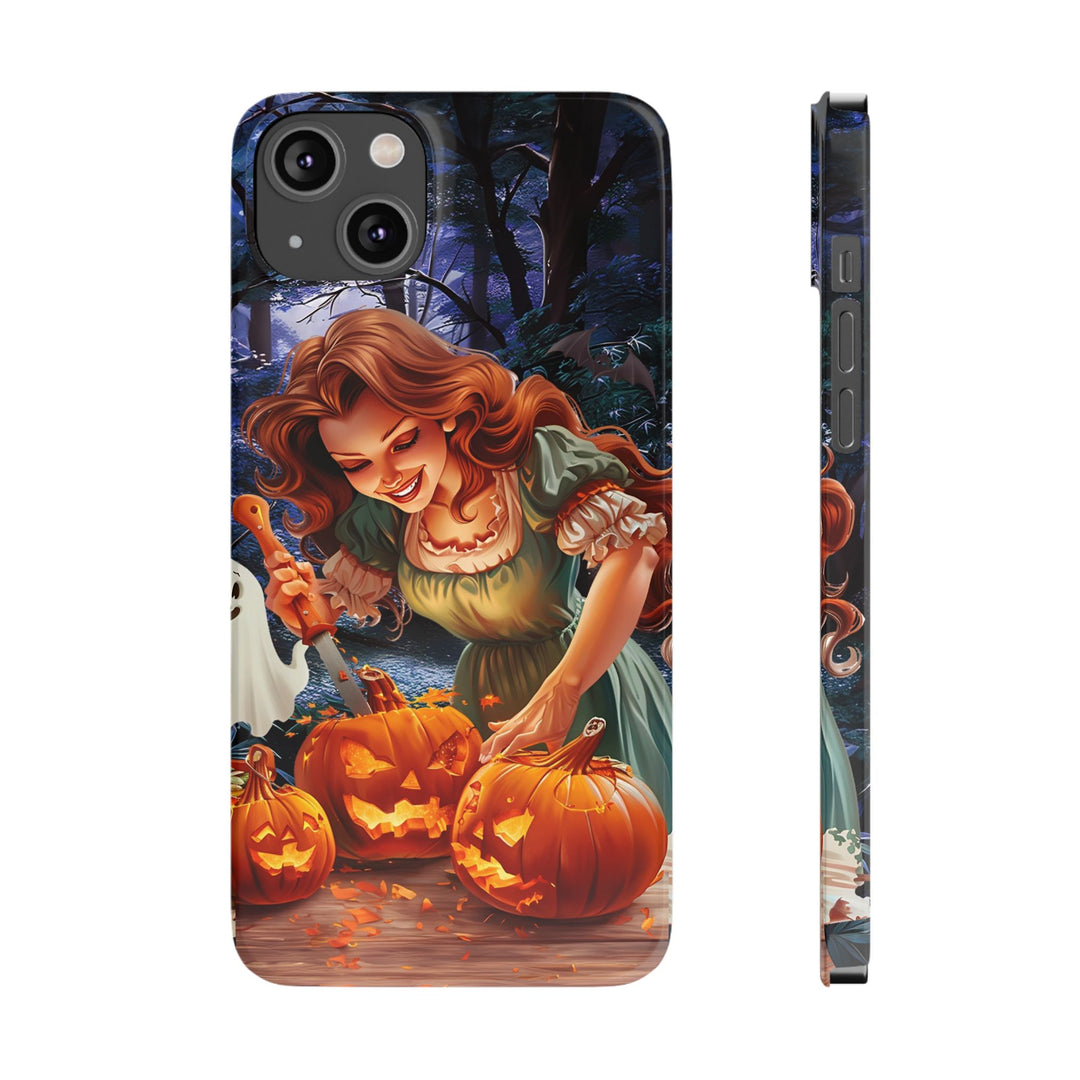 Slim Fall Autumn Pumpkin Fairy Gift for Her Cute Phone Cases for Iphone 16 | iPhone 15 Case | iPhone 15 Pro Max Case, Iphone 14, Iphone 14 Pro Max, Iphone 13, Slim - Studio40ParkLane