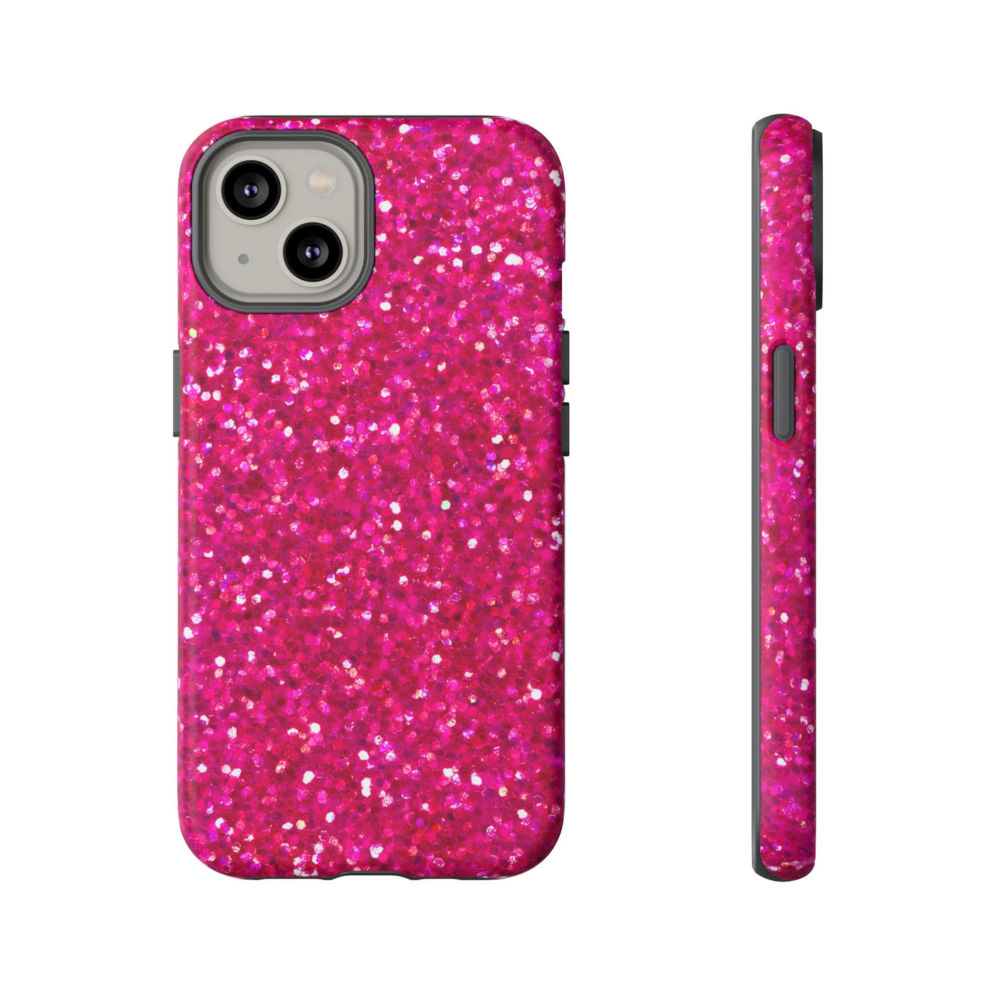 Pink Glitter Cute Phone Case, for IPhone 16 pro Max | Iphone 15, Iphone 14, IPhone 13 Case, 11 8 7, Samsung Galaxy S24, S23, S22, S21, 2 Layer Protection