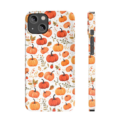 Slim Fall Autumn Pumpkins Gift for Her Cute Phone Cases for Iphone 16 | iPhone 15 Case | iPhone 15 Pro Max Case, Iphone 14, Iphone 14 Pro Max, Iphone 13, Slim