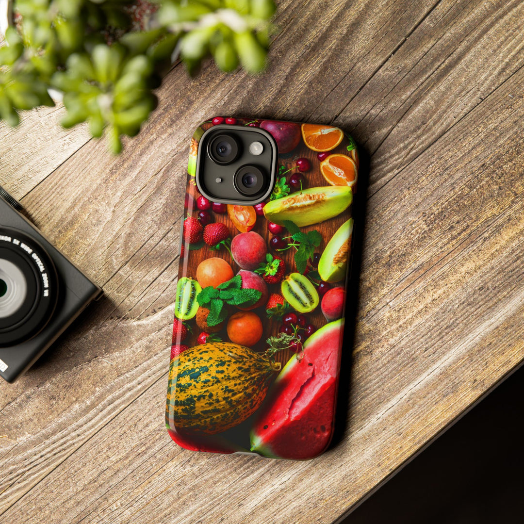 Fall Fruit Collage Cute Phone Case for, Samsung Galaxy S24, S23, S22, S21, IPhone 16 Case | Iphone 15, Iphone 14, IPhone 13 Case Mom Dad Gift - Studio40ParkLane