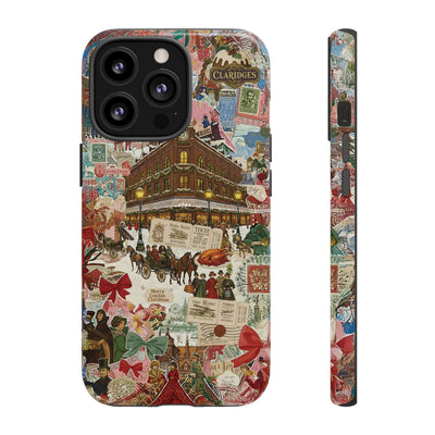 Aesthetic Tough London Coquette Collage Premium Phone Case - For iPhone 17 Pro Max iPhone 16 Pro iPhone 15 Iphone 14 Plus 13 Pro 12 11 10 XR - Studio40ParkLane
