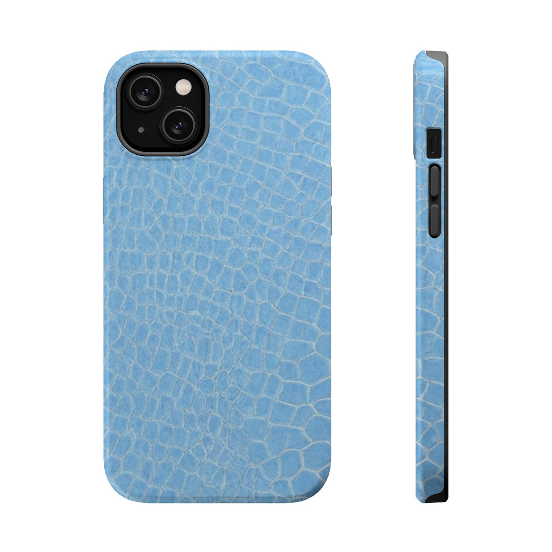 Non Leather Blue Color Pattern Magsafe Cute Phone Case for Iphone Gift for Her, | iPhone 15 Case | iPhone 15 Pro Max Case, Iphone 14, Iphone 14 Pro Max, Iphone 13, Iphone 16 - Studio40ParkLane