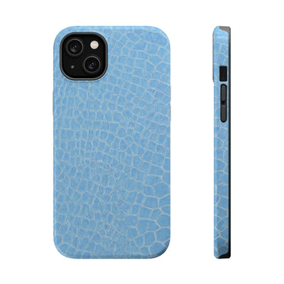 Non Leather Blue Color Pattern Magsafe Cute Phone Case for Iphone Gift for Her, | iPhone 15 Case | iPhone 15 Pro Max Case, Iphone 14, Iphone 14 Pro Max, Iphone 13, Iphone 16