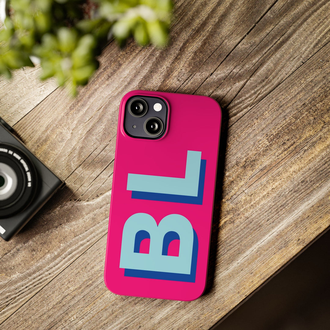Slim Personalized Initial Custom Gift for Her Cute Phone Cases for Iphone 16 Pro Max | iPhone 15 Case | iPhone 15 Pro Max Case, Iphone 14, 13, 12, 11, 10, 8, 7 - Studio40ParkLane
