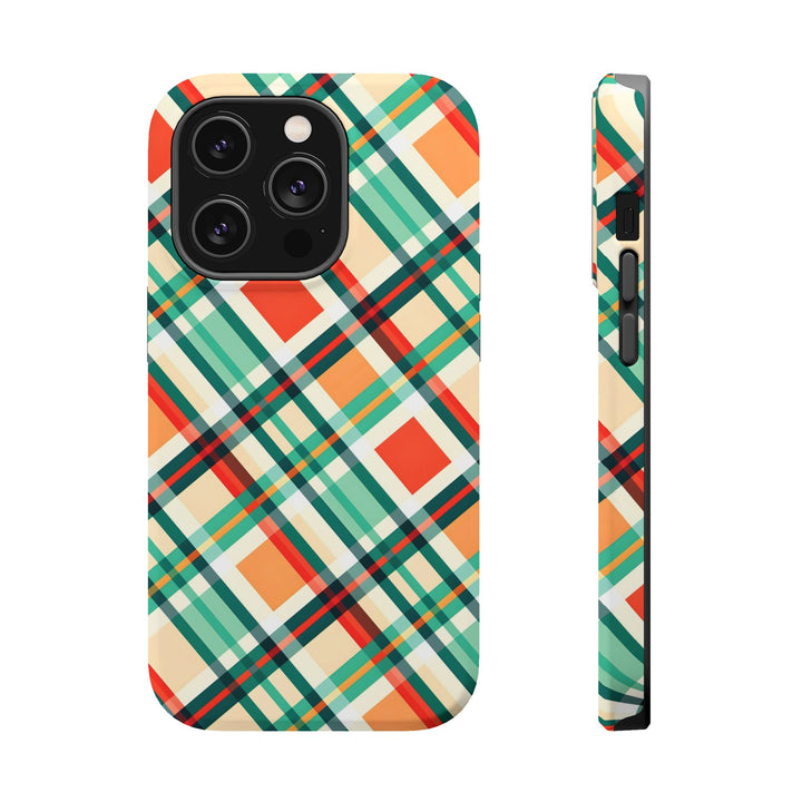 Checkered Plaid Magsafe Gift for Her Cute Phone Case for Iphone, | iPhone 16 | iPhone 15 Pro Max, Iphone 14 Pro Max, 13 12 11 10 9 8 7 - Studio40ParkLane