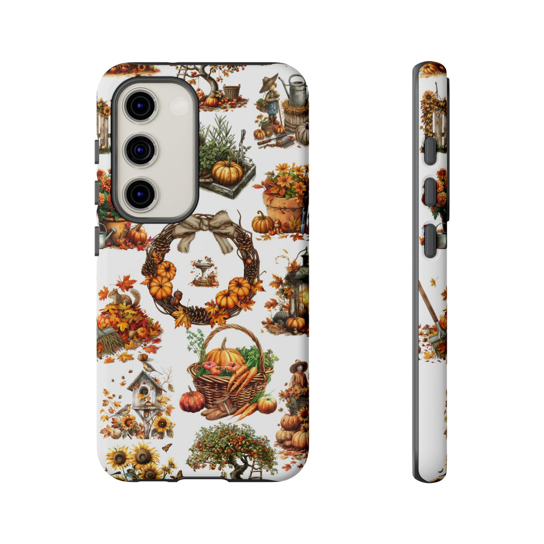 Impact Resistant, Fall Leaves Collage, Cute Phone Cases for Samsung S24, S23, S22, S21, IPhone 15 pro Iphone 14 pro Iphone 13 IPhone 12 Iphone 11 - Studio40ParkLane