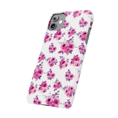 Slim Spring Flowers Gift for Her Cute Phone Cases for Iphone 16 Pro Max | iPhone 15 Case | iPhone 15 Pro Max Case, Iphone 14, 13, 12, 11, 10, 8, 7 - Studio40ParkLane