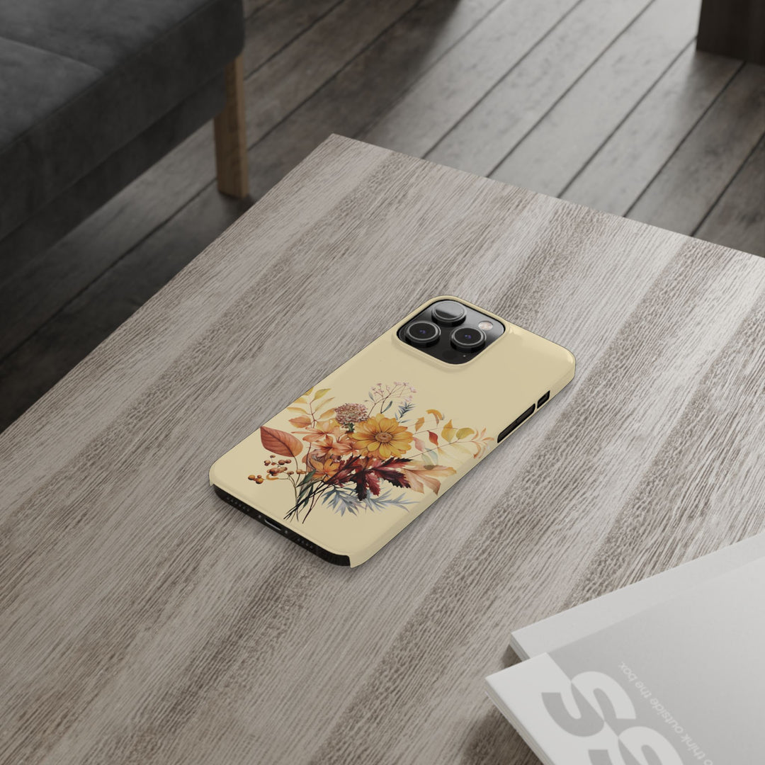 Slim Fall Autumn Leaves Gift for Her Cute Phone Cases for Iphone 16 | iPhone 15 Case | iPhone 15 Pro Max Case, Iphone 14, Iphone 14 Pro Max, Iphone 13, Slim - Studio40ParkLane