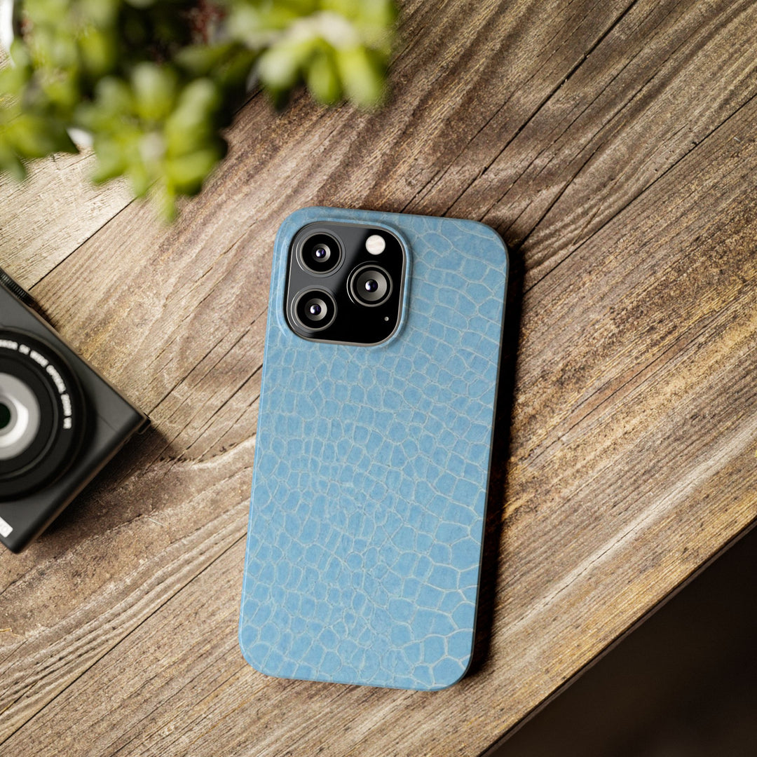 Slim Non Leather Blue Color Pattern Gift for Her Cute Phone Cases for Iphone 16 Pro Max | iPhone 15 Case | iPhone 15 Pro Max Case, Iphone 14, 13, 12, 11, 10, 8, 7 - Studio40ParkLane
