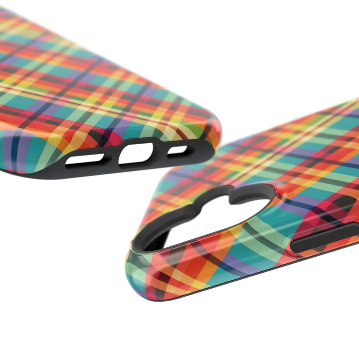Checkered Plaid Magsafe Gift for Her Cute Phone Case for Iphone, | iPhone 16 | iPhone 15 Pro Max, Iphone 14 Pro Max, 13 12 11 10 9 8 7 - Studio40ParkLane