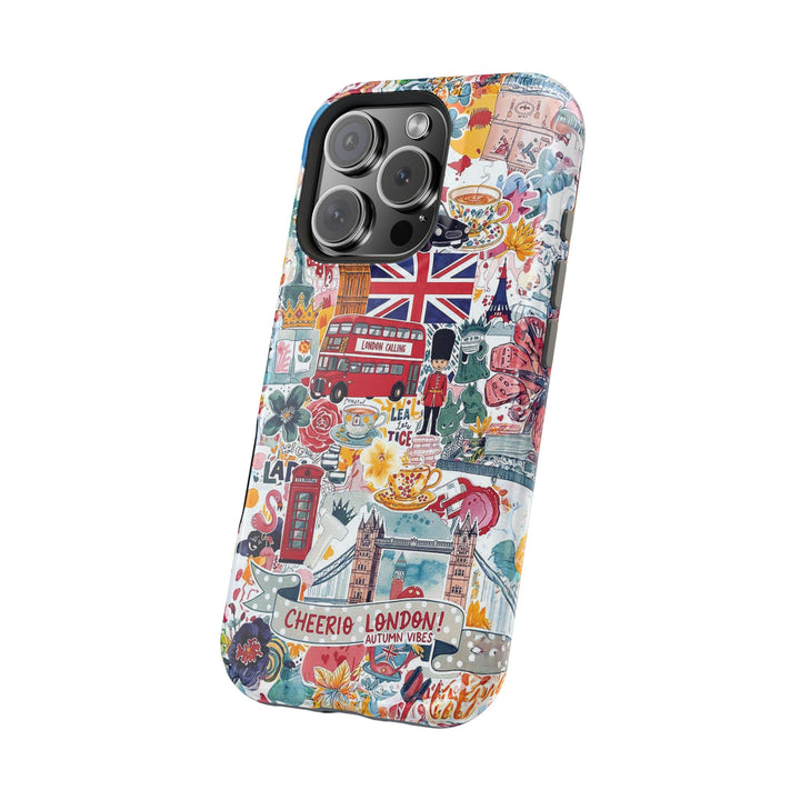 London England Coquette Collage Tough Magsafe Cute Phone Cases for Iphone | iPhone 17 Pro Max Case, Iphone 16, Iphone 15 14 13 12 11 10 9 - Studio40ParkLane