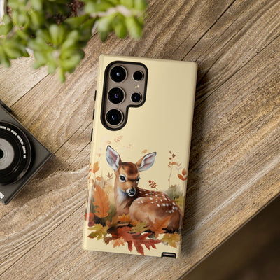 Autumn Fall Deer Gift for Her Cute Phone Case for, Samsung Galaxy S24, S23, S22, S21, IPhone 16 Case | Iphone 15, Iphone 14, IPhone 13 Case