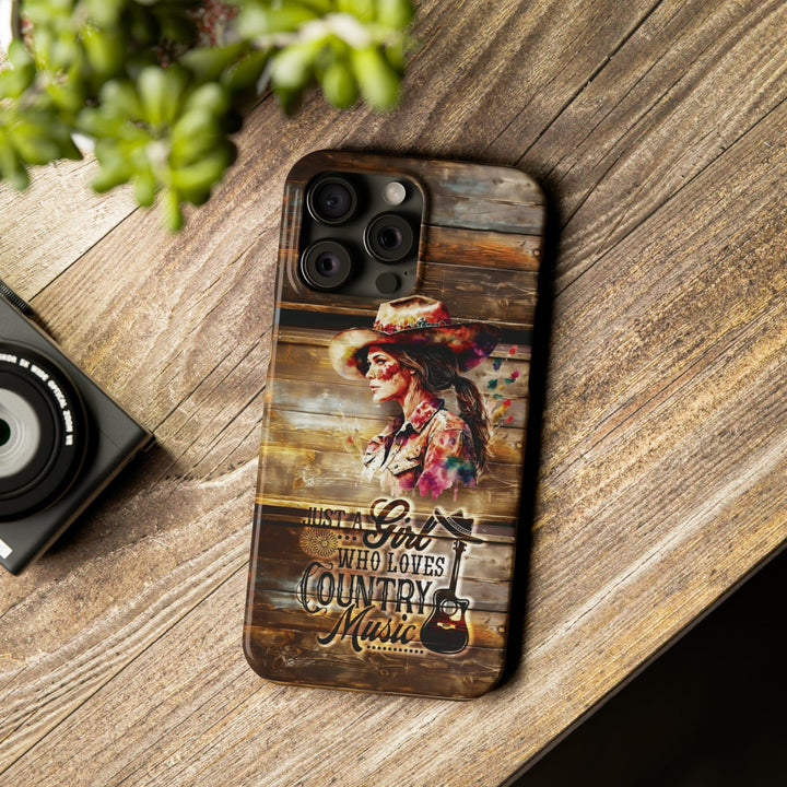 Slim Cute Phone Cases for Iphone - | iPhone 15 Case | iPhone 15 Pro Max Case, Iphone 14 Case, Iphone 14 Pro Max, Iphone 13, Country Music Girl - Studio40ParkLane
