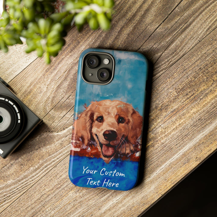 Personalize this Cute IPhone Case | Golden Retriever Dog iPhone Case, iPhone 15 Case | iPhone 15 Case, Iphone 14 Case, Iphone 14 Pro Max Case - Studio40ParkLane