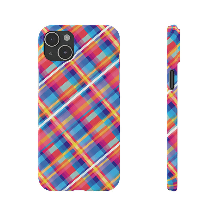 Slim Checkered Plaid Gift for Her Cute Phone Cases for Iphone 16 Pro Max | iPhone 15 Case | iPhone 15 Pro Max Case, Iphone 14, 13, 12, 11, 10, 8, 7 - Studio40ParkLane