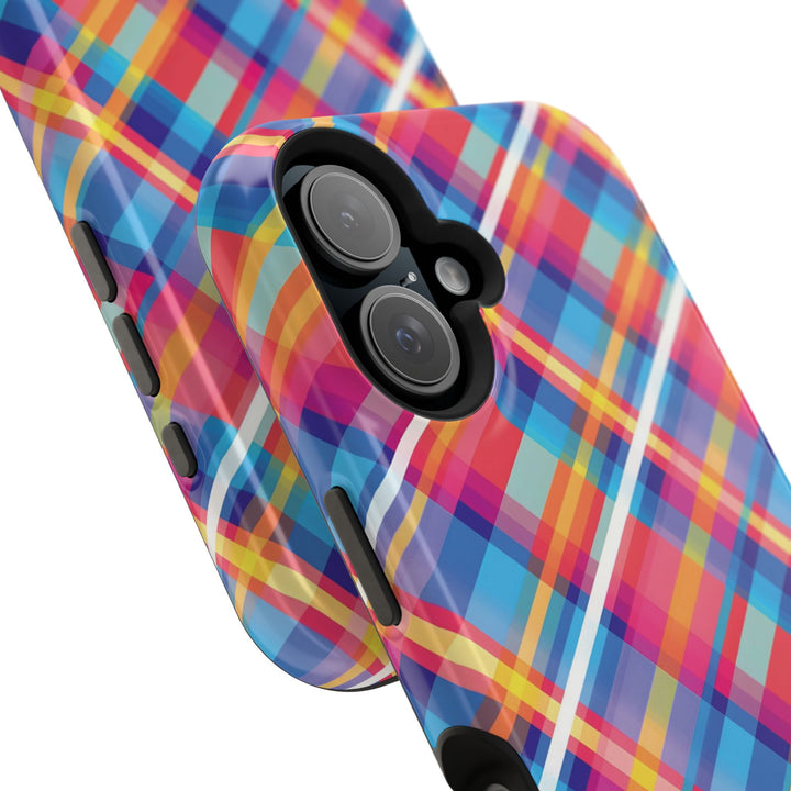 Checkered Plaid Magsafe Gift for Her Cute Phone Case for Iphone, | iPhone 16 | iPhone 15 Pro Max, Iphone 14 Pro Max, 13 12 11 10 9 8 7 - Studio40ParkLane