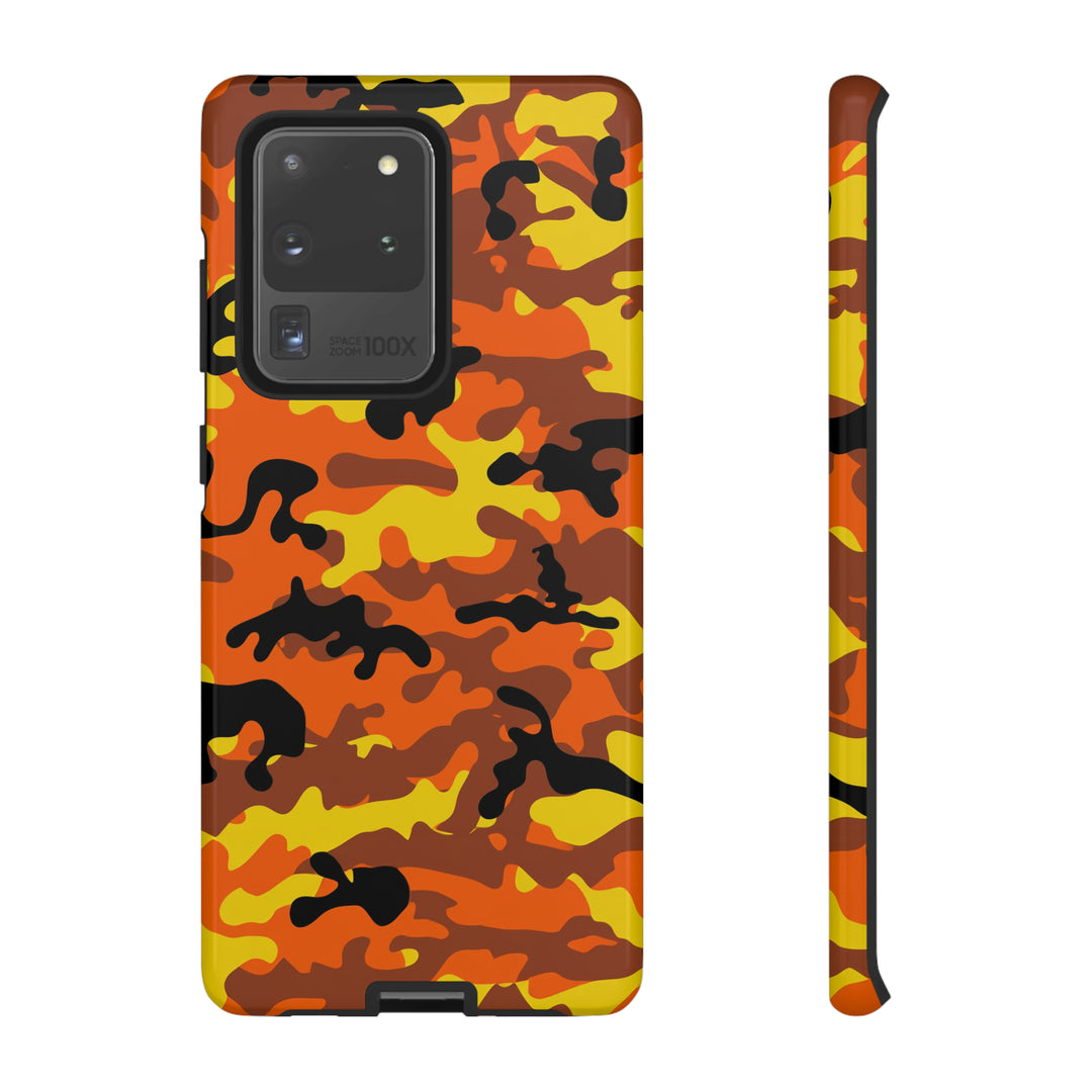 Cool Phone Case | Aesthetic Phone Case | Fall Camo | For Samsung Galaxy S23, S22, S21, S20 | Luxury Double Layer | Cute - Studio40ParkLane