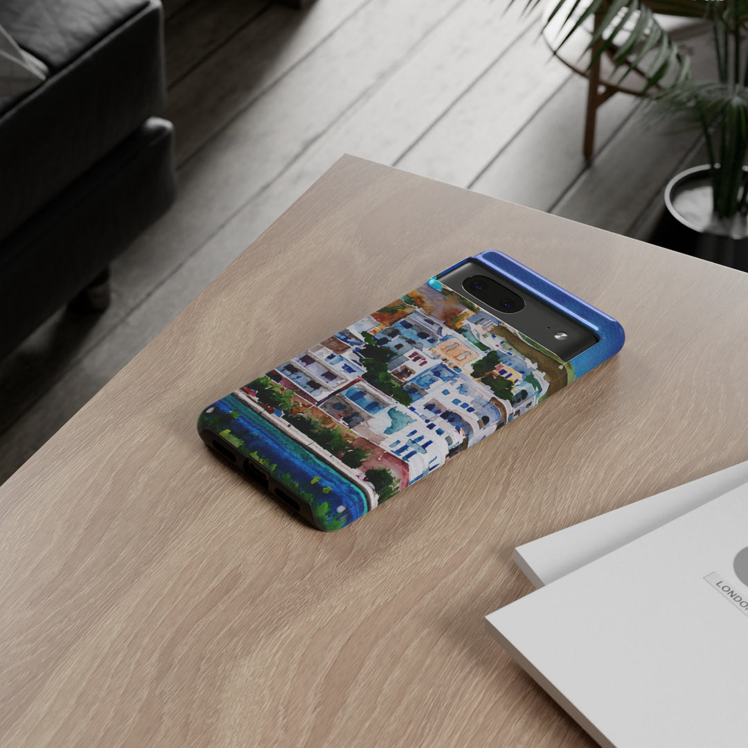 Impact Resistant, Greece House, Cute Phone Cases for Samsung S24, S23, S22, S21, IPhone 15 pro Iphone 14 pro Iphone 13 IPhone 12 Iphone 11 - Studio40ParkLane