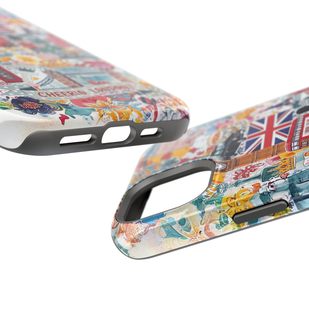 London England Coquette Collage Tough Magsafe Cute Phone Cases for Iphone | iPhone 17 Pro Max Case, Iphone 16, Iphone 15 14 13 12 11 10 9 - Studio40ParkLane