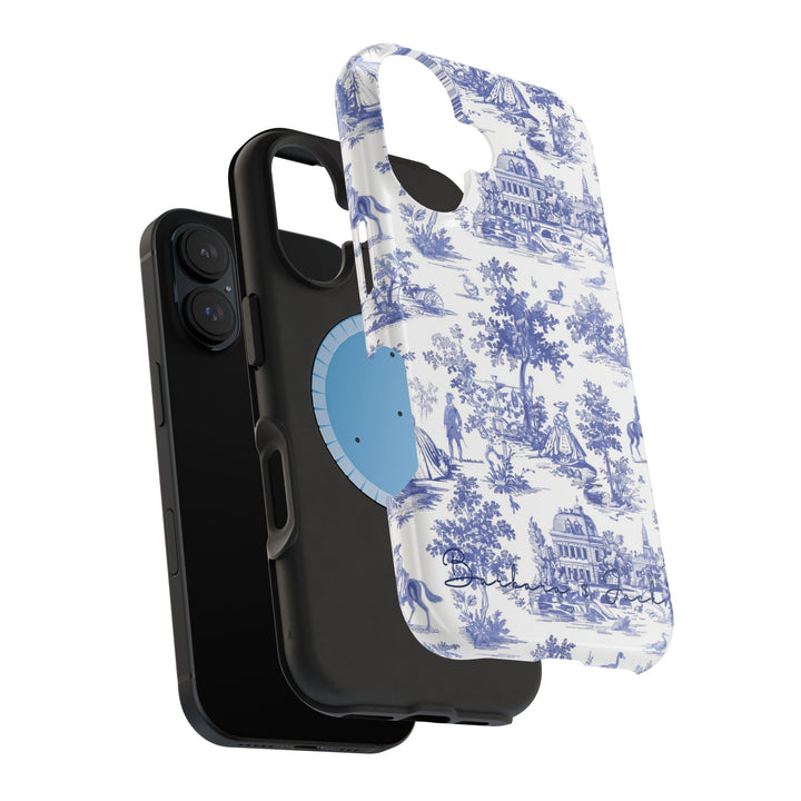 Magsafe French Toile Personalized Initial Custom Gift Cute Phone Cases for Iphone 16 Pro Max | iPhone 15, Pro Max Case, Iphone 14, 13, 12, 11, 10 - Studio40ParkLane