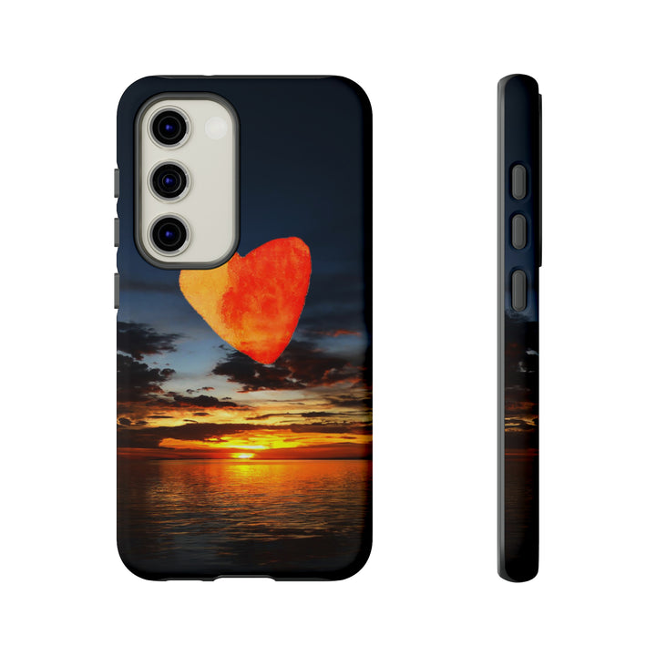 Cute Samsung Phone Case | Aesthetic Samsung Phone Case | Galaxy S23, S22, S21, S20 | Luxury case, Cute Rising Heart Sunset Phone Case - Studio40ParkLane