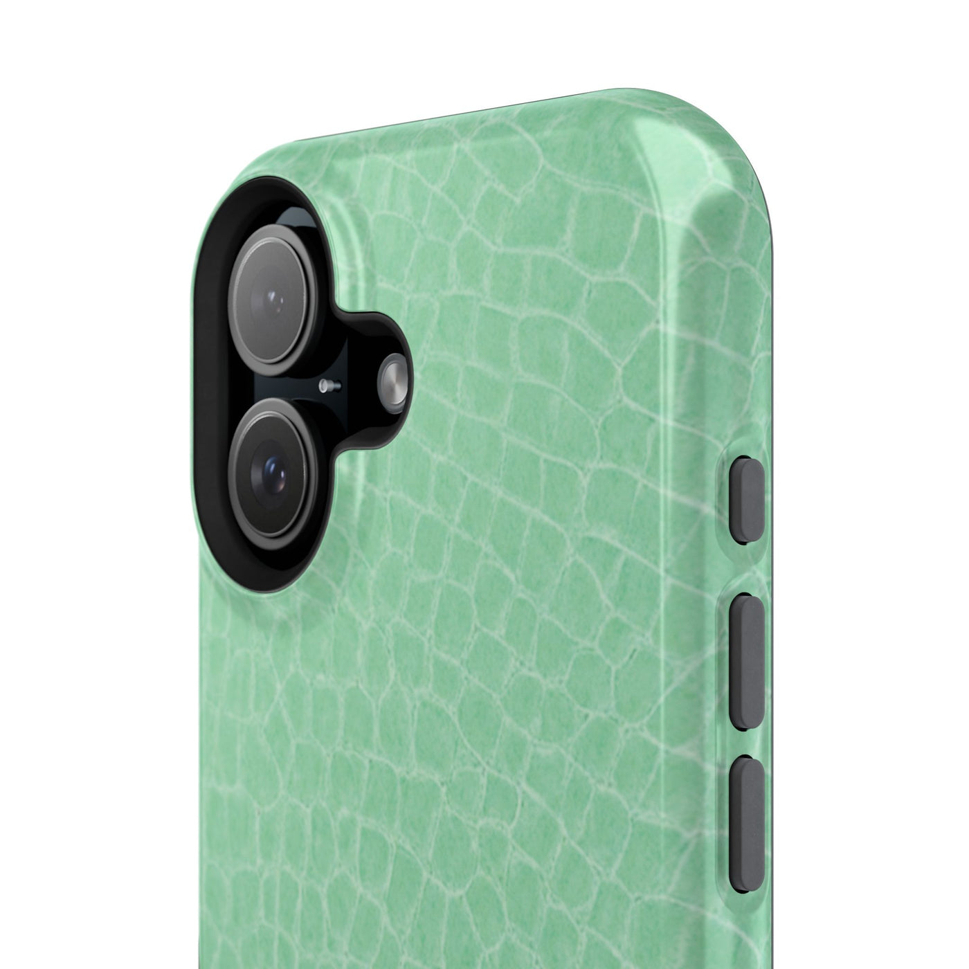 Non Leather Mint Color Pattern Magsafe Cute Phone Case for Iphone Gift for Her, | iPhone 15 Case | iPhone 15 Pro Max Case, Iphone 14, Iphone 14 Pro Max, Iphone 13, Iphone 16 - Studio40ParkLane