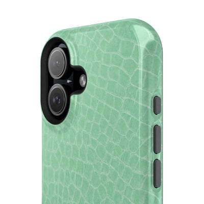Non Leather Mint Color Pattern Magsafe Cute Phone Case for Iphone Gift for Her, | iPhone 15 Case | iPhone 15 Pro Max Case, Iphone 14, Iphone 14 Pro Max, Iphone 13, Iphone 16 - Studio40ParkLane