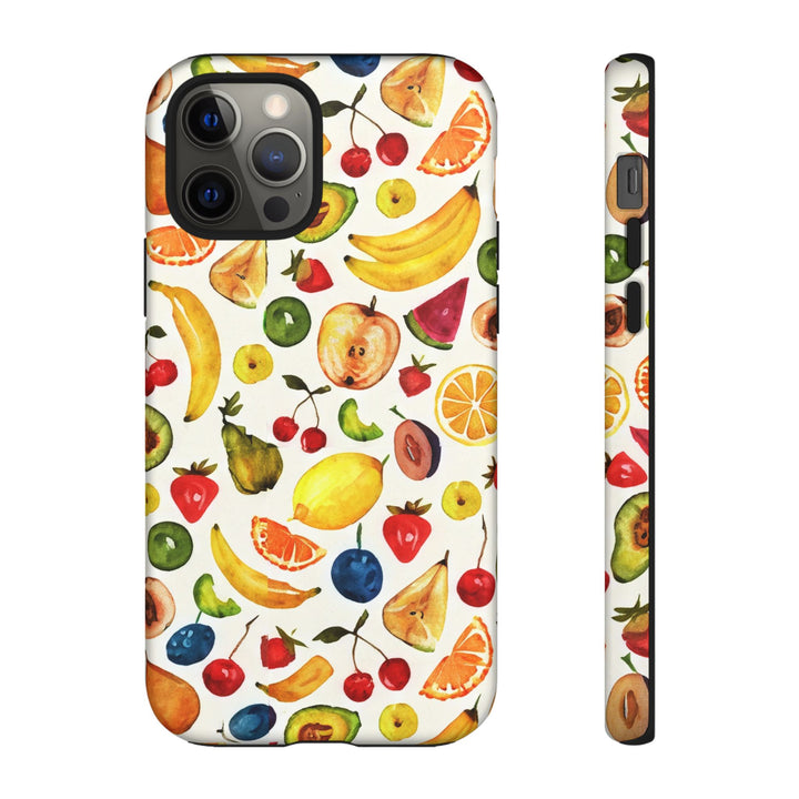 Impact Resistant, Mixed Fruits, Cute Phone Cases for Samsung S24, S23, S22, S21, IPhone 15 pro Iphone 14 pro Iphone 13 IPhone 12 Iphone 11 - Studio40ParkLane