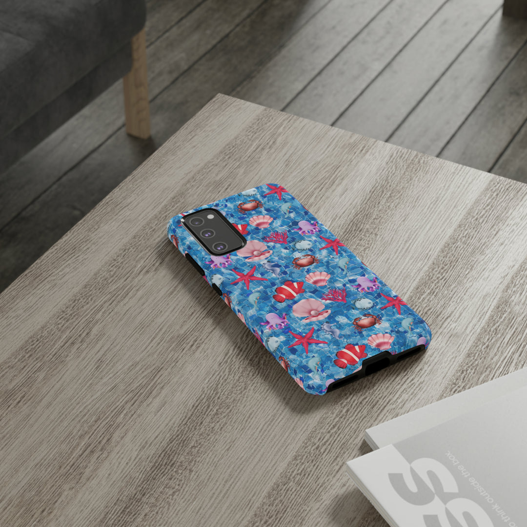 Cute Samsung Phone Case | Aesthetic Samsung Phone Case | Galaxy S23, S22, S21, S20 | Under The Sea, Protective Phone Case - Studio40ParkLane