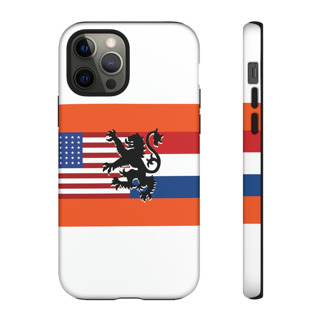 Cute IPhone Case | iPhone 15 Case | iPhone 15 Pro Max Case, Iphone 14 Case, Iphone 14 Pro Max Case IPhone Case for Art Lovers, Dutch US Flag - Studio40ParkLane