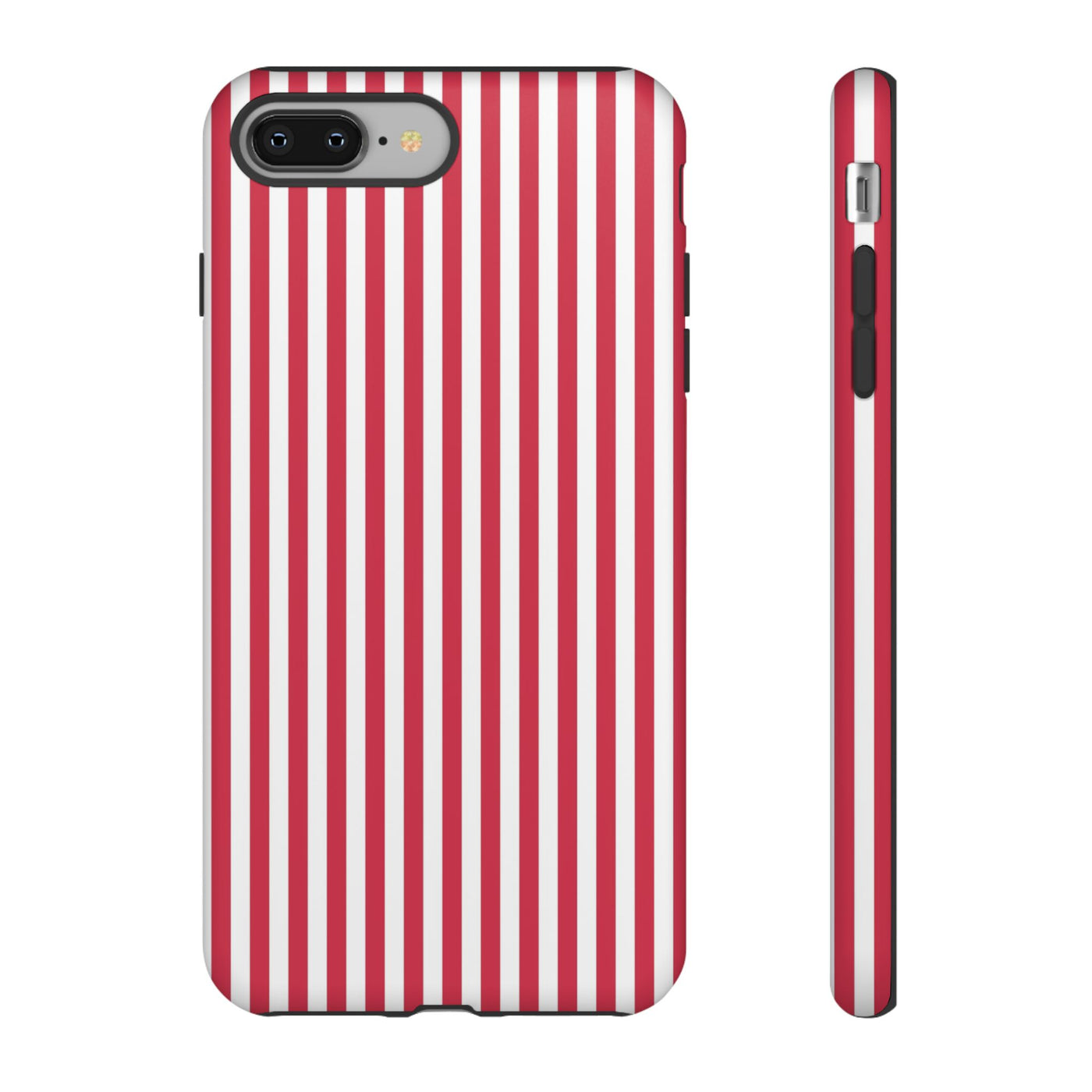 Tough Premium Winterberry Stripes Phone Case Gift for Her - For Apple iPhone 16 Pro Max 16e iPhone 15 Pro iPhone Iphone 14 Plus 13 Pro 12 SE XR - Studio40ParkLane
