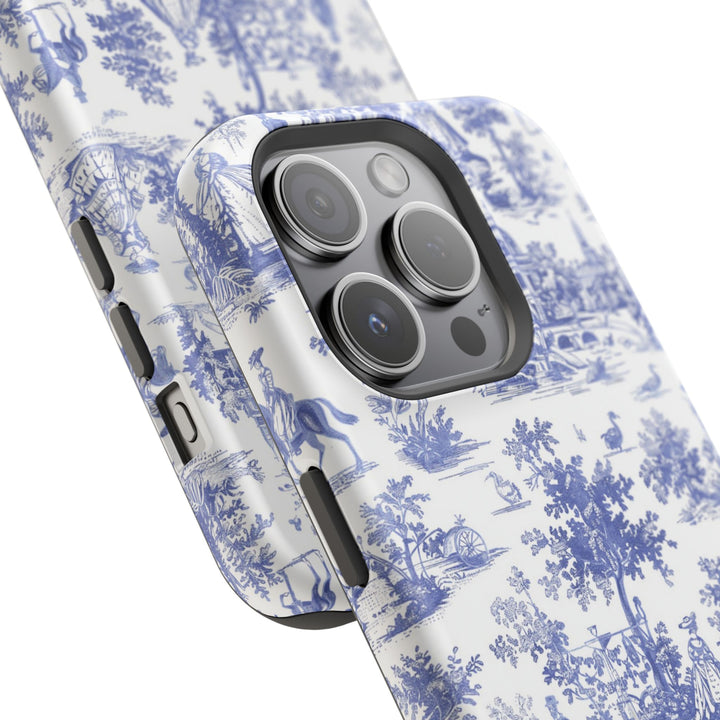 Magsafe French Toile Personalized Initial Custom Gift Cute Phone Cases for Iphone 16 Pro Max | iPhone 15, Pro Max Case, Iphone 14, 13, 12, 11, 10 - Studio40ParkLane