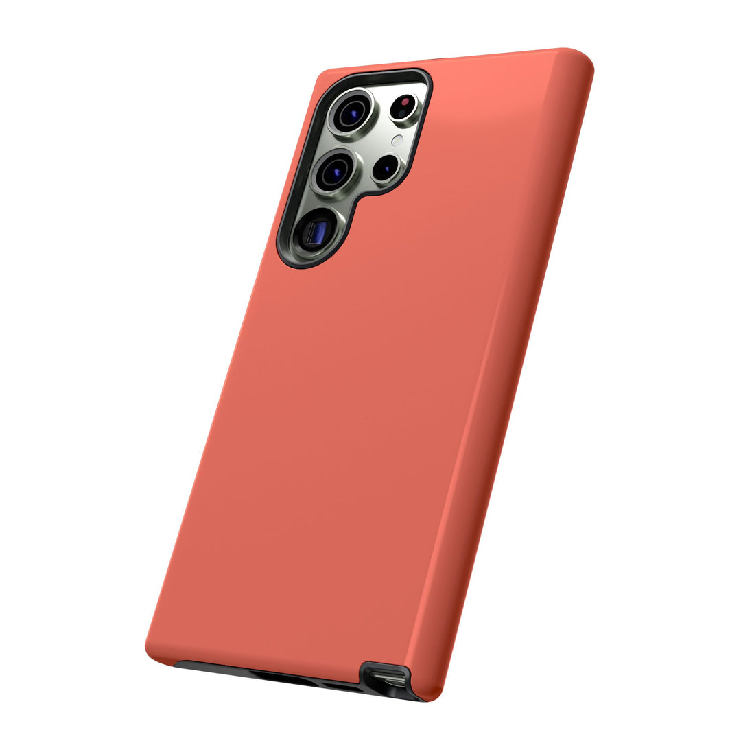 Premium Tough Coral Pink Orange Gift for Her Cute Phone Cases for Samsung S25 S24, S23, S22, S21, Iphone, 16, 15, 14, 13 Pro Max Ultra - Studio40ParkLane