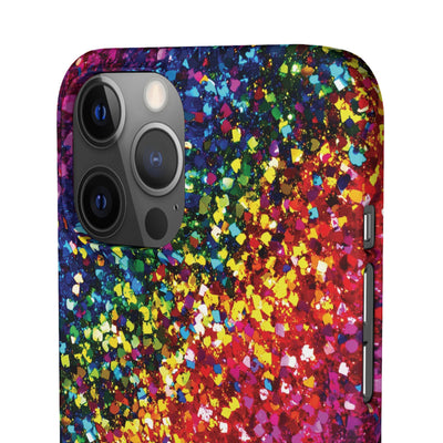 Snap Non-Glitter Muted Color Play on "Faux" Glitter Effect Cute Phone Cases for Samsung and Iphone, 16, 15, 14, S24, S23, S22, S21, S20, Plus and Ultra