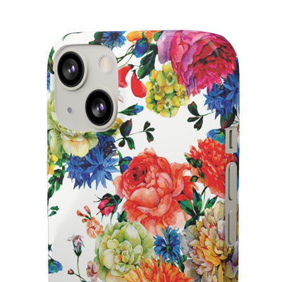Snap Spring Flowers Cute Phone Cases for Samsung S24, S23, S22, S21, S20, Plus and Ultra, Iphone 16 Pro Max, Iphone 15, 14, 13, 12, 11, 10 - Studio40ParkLane
