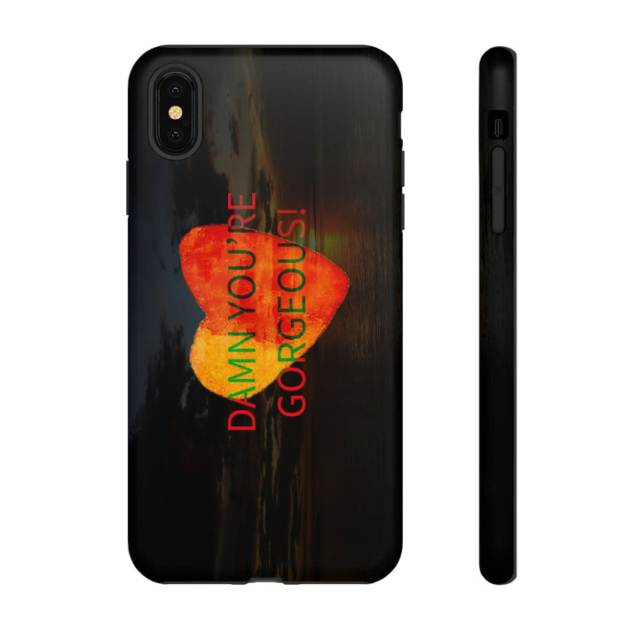 Cute IPhone Case | iPhone 15 Case | iPhone 15 Pro Max Case, Iphone 14 Case, Iphone 14 Pro Max Case IPhone Case for Art Lovers, Heart Sunset - Studio40ParkLane